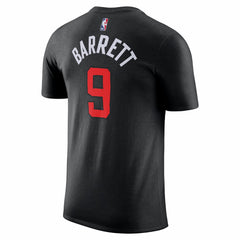 Black RJ Barrett Toronto Raptors Unisex 2025/26 City Edition Name & Number T-Shirt | NBA