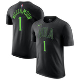 Black Zion Williamson New Orleans Pelicans Unisex 2025/26 City Edition Name & Number T-Shirt | NBA