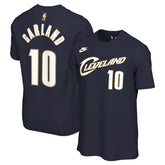 Navy Darius Garland Cleveland Cavaliers Unisex Name & Number T-Shirt sale | NBA