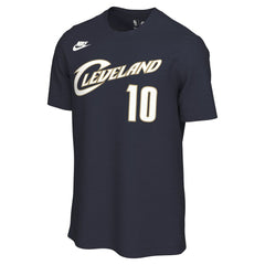 Navy Darius Garland Cleveland Cavaliers Unisex Name & Number T-Shirt sale | NBA