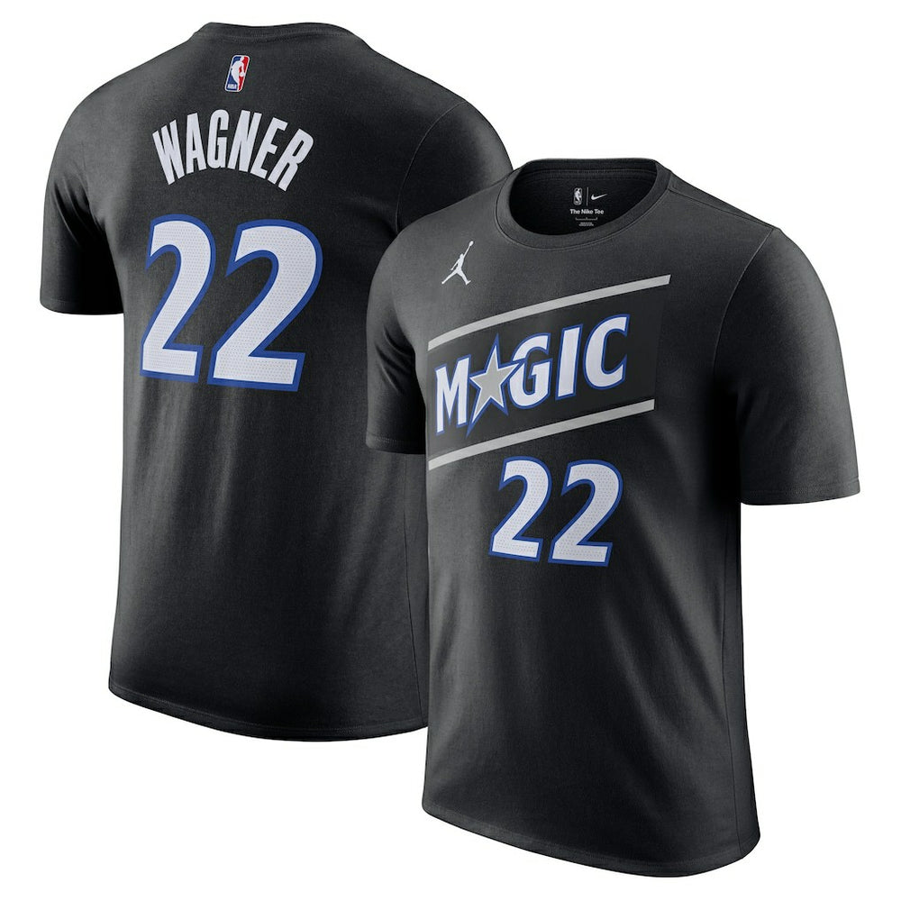 Black Franz Wagner Orlando Magic Jordan Brand Unisex Name & Number T-Shirt | NBA