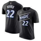 Black Franz Wagner Orlando Magic Jordan Brand Unisex Name & Number T-Shirt | NBA