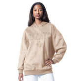 New Orleans Saints G-III 4Her by Carl Banks Women's Best Hitter Oversized Tunic Pullover Hoodie | NFL On sale