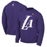 Purple Los Angeles Lakers Jordan Brand Statement Edition Sweatshirt | NBA