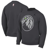 Anthracite Minnesota Timberwolves Jordan Brand Statement Edition Sweatshirt | NBA