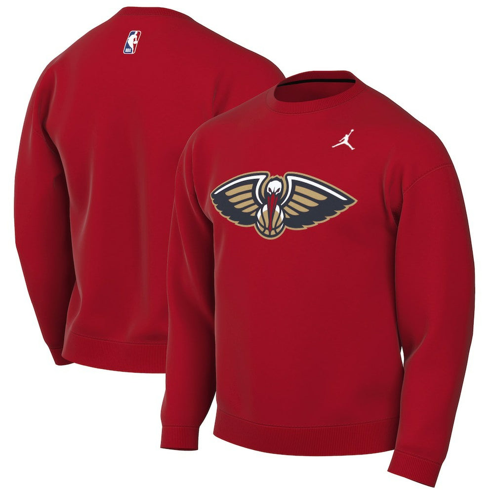 Red New Orleans Pelicans Jordan Brand Statement Edition Sweatshirt | NBA