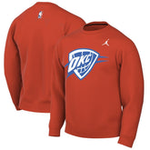 Orange Oklahoma City Thunder Jordan Brand Statement Edition Sweatshirt | NBA