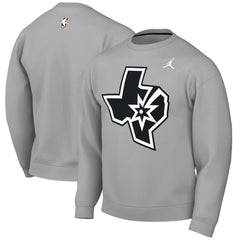 Silver San Antonio Spurs Jordan Brand Statement Edition Sweatshirt | NBA