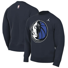 Navy Dallas Mavericks Jordan Brand Statement Edition Sweatshirt sale | NBA