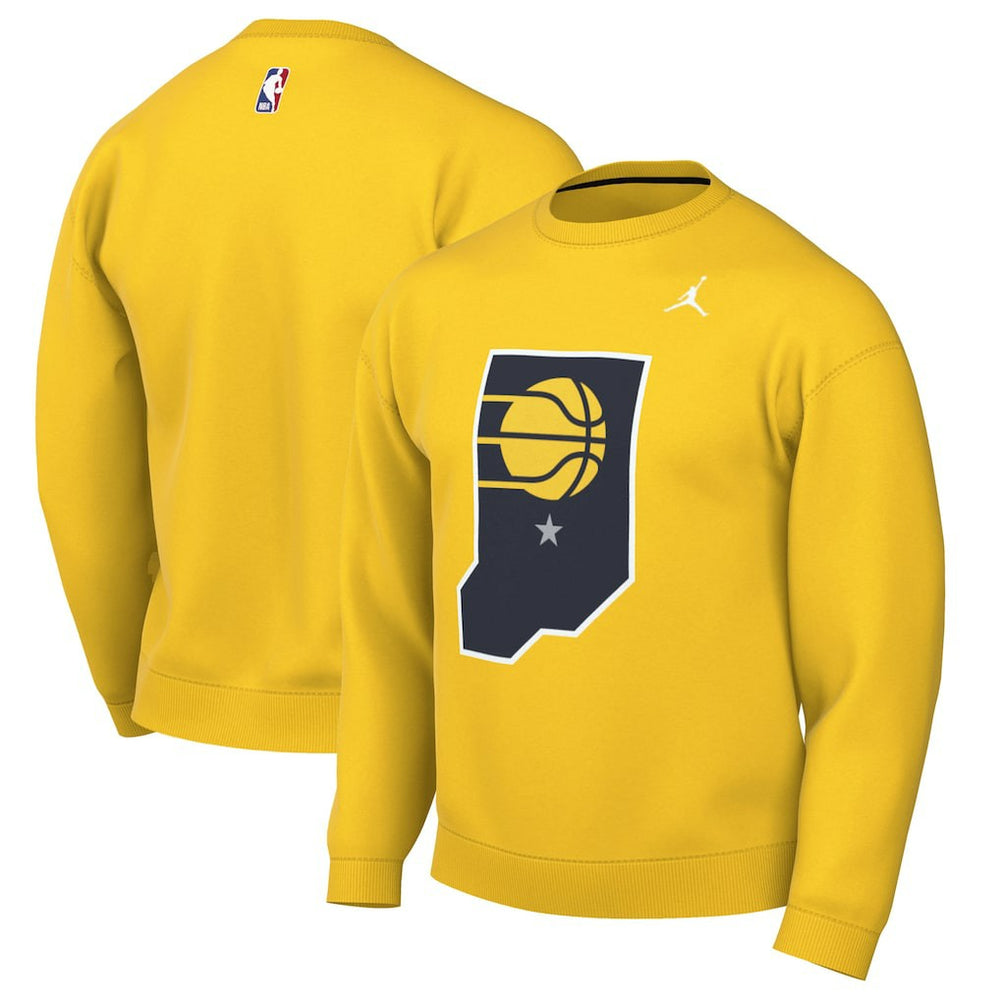 Gold Indiana Pacers Jordan Brand Statement Edition Sweatshirt | NBA