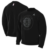 Black Brooklyn Nets Jordan Brand Statement Edition Sweatshirt | NBA