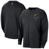 Black Denver Nuggets 2025/26 City Edition Remix Essential Logo Long Sleeve T-Shirt sale | NBA