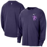 Purple Sacramento Kings 2025/26 City Edition Remix Essential Logo Long Sleeve T-Shirt | NBA