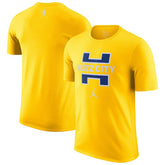 Yellow Charlotte Hornets Jordan Brand 2025/26 City Edition Remix Essential Logo T-Shirt | NBA