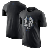 Black Dallas Mavericks 2025/26 City Edition Remix Essential Logo T-Shirt sale | NBA