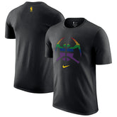 Black Denver Nuggets 2025/26 City Edition Remix Essential Logo T-Shirt sale | NBA