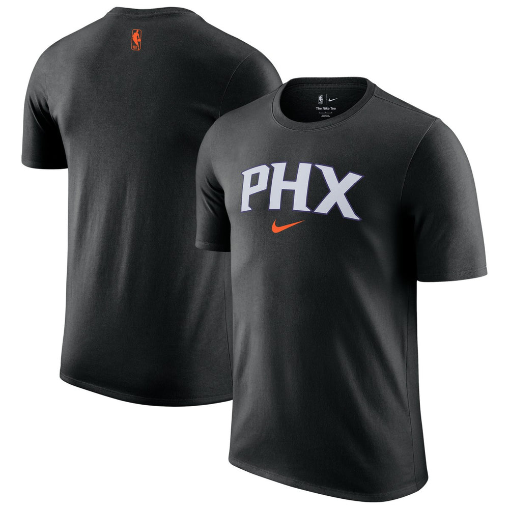 Black Phoenix Suns 2025/26 City Edition Remix Essential Logo T-Shirt | NBA