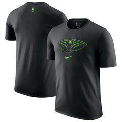 Black New Orleans Pelicans 2025/26 City Edition Remix Essential Logo T-Shirt | NBA