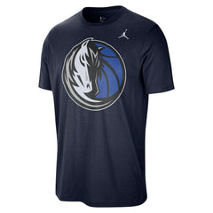 Navy Dallas Mavericks Jordan Brand Statement Edition Essential T-Shirt sale | NBA