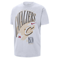 White Cleveland Cavaliers Unisex Classic Edition Hardwood Classics Vintage T-Shirt sale | NBA