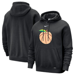 Black Atlanta Hawks 2025/26 City Edition Essential Logo Remix Hoodie | NBA