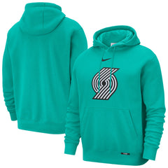 Green Portland Trail Blazers 2025/26 City Edition Essential Logo Remix Hoodie | NBA