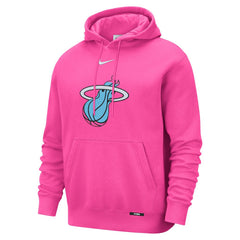 Pink Miami Heat 2025/26 City Edition Essential Logo Remix Hoodie | NBA