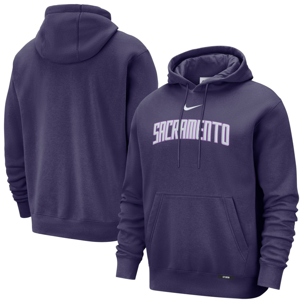 Purple Sacramento Kings 2025/26 City Edition Essential Remix Club Hoodie | NBA