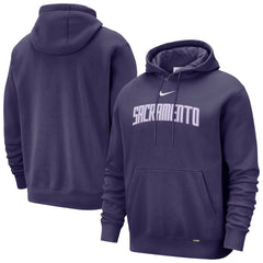 Purple Sacramento Kings 2025/26 City Edition Essential Remix Club Hoodie | NBA