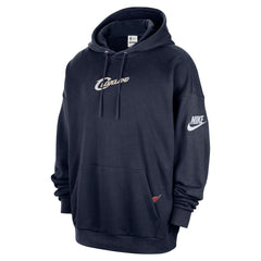Navy Cleveland Cavaliers Classic Edition Hardwood Classics Premium Club Heavyweight Fleece Hoodie sale | NBA