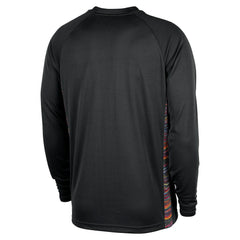 Black Brooklyn Nets 2025/26 City Edition Authentic Pregame Dri-FIT Long Sleeve Shooting T-Shirt | NBA