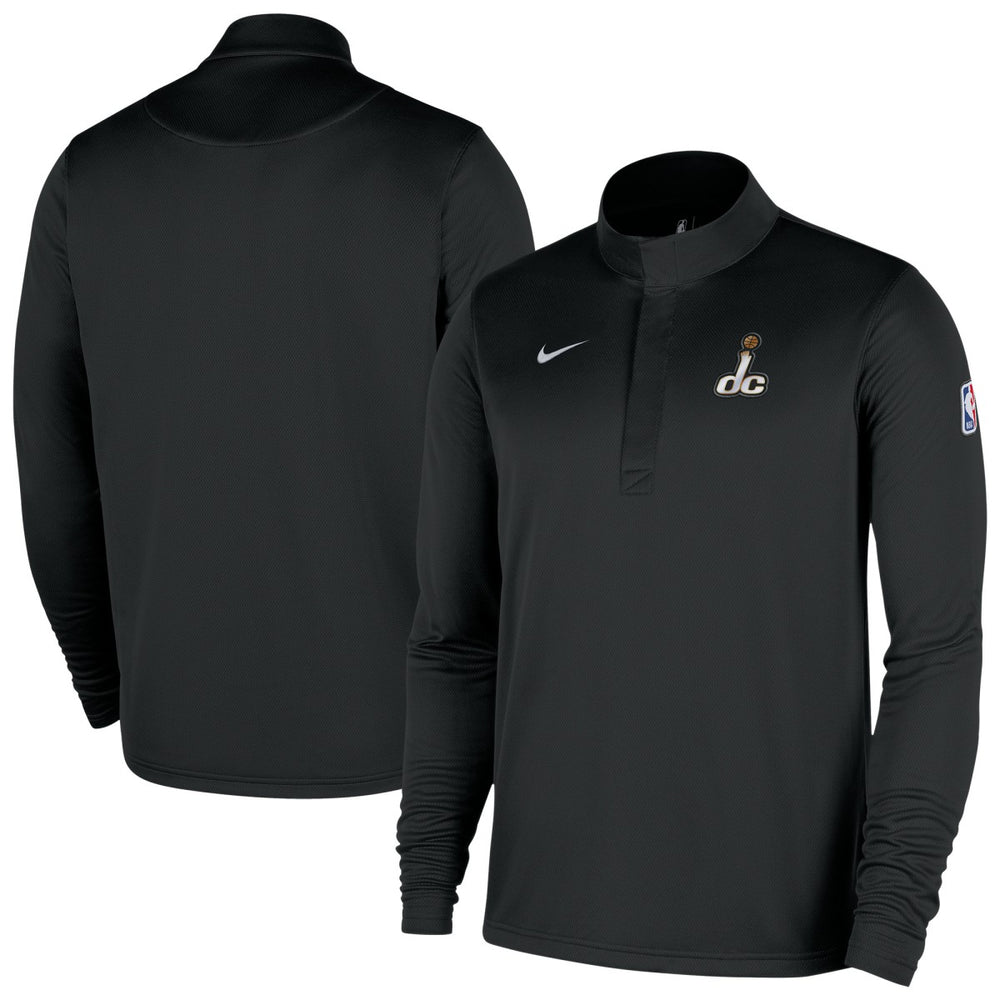 Black Washington Wizards 2025/26 City Edition Remix Authentic Coaches Dri-FIT Half-Zip Top | NBA
