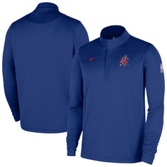 Blue Houston Rockets 2025/26 City Edition Remix Authentic Coaches Dri-FIT Half-Zip Top sale | NBA