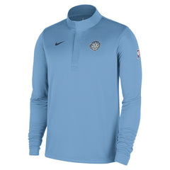 Light Blue Memphis Grizzlies 2025/26 City Edition Remix Authentic Coaches Dri-FIT Half-Zip Top | NBA