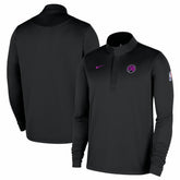 Black Minnesota Timberwolves 2025/26 City Edition Remix Authentic Coaches Dri-FIT Half-Zip Pullover | NBA