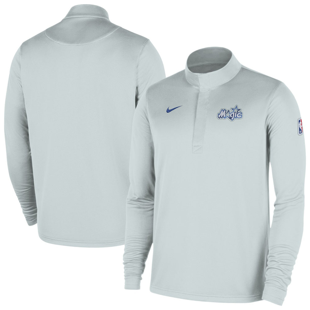 Silver Orlando Magic 2025/26 City Edition Remix Authentic Coaches Dri-FIT Half-Zip Top | NBA