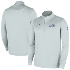 Silver Orlando Magic 2025/26 City Edition Remix Authentic Coaches Dri-FIT Half-Zip Top | NBA