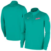 Green San Antonio Spurs 2025/26 City Edition Remix Authentic Coaches Dri-FIT Half-Zip Top | NBA