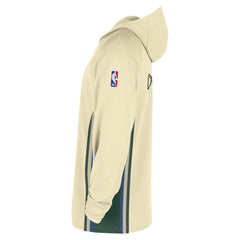 White Milwaukee Bucks 2025/26 City Edition Remix Authentic On-Court Quarter-Zip Dri-FIT Hooded Jacket | NBA