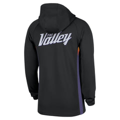 Black Phoenix Suns 2025/26 City Edition Remix Authentic On-Court Quarter-Zip Dri-FIT Hooded Jacket | NBA