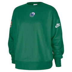 Green Dallas Mavericks Women's Classic Edition Hardwood Classics Premium Phoenix Fleece Sweatshirt sale | NBA