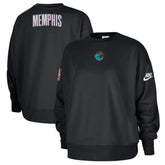 Black Memphis Grizzlies Women's Classic Edition Hardwood Classics Premium Phoenix Fleece Sweatshirt | NBA