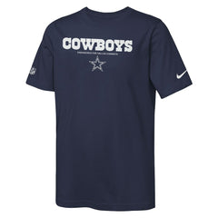 Dallas Cowboys Youth Sideline Team Issue T-Shirt | NFL On sale