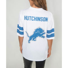 Detroit Lions Aidan Hutchinson Cuce Women's Crystal V-Neck Tunic | NFL US