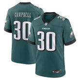 Philadelphia Eagles Jihaad Campbell 2025 NFL Draft First Round Pick Game Jersey | NFL Discount