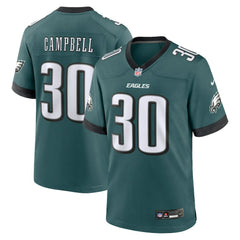 Philadelphia Eagles Jihaad Campbell 2025 NFL Draft First Round Pick Game Jersey | NFL Discount
