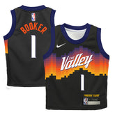 Black Devin Booker Phoenix Suns Preschool 2025/26 City Edition Swingman Jersey | NBA