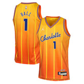 Orange LaMelo Ball Charlotte Hornets Youth 2025/26 City Edition Swingman Jersey | NBA
