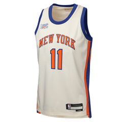 Cream Jalen Brunson New York Knicks Youth 2025/26 City Edition Swingman Jersey | NBA