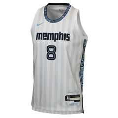 White Jaren Jackson Jr. Memphis Grizzlies Youth 2025/26 City Edition Swingman Jersey | NBA